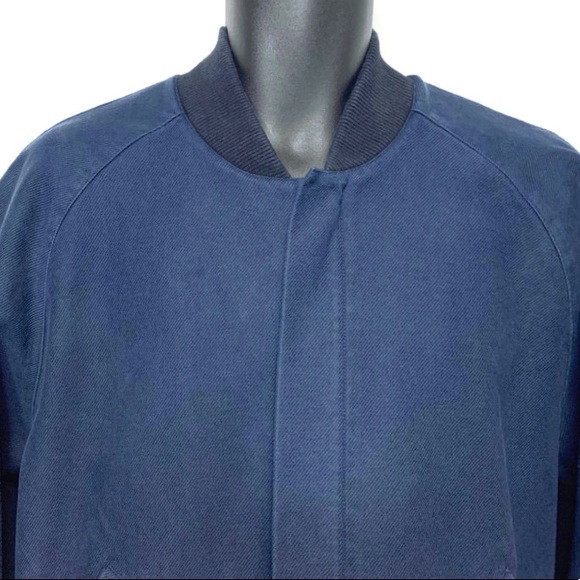EUC JOE’S JEANS Raglan Twill Bomber Jacket Blue XL - Picture 2 of 8
